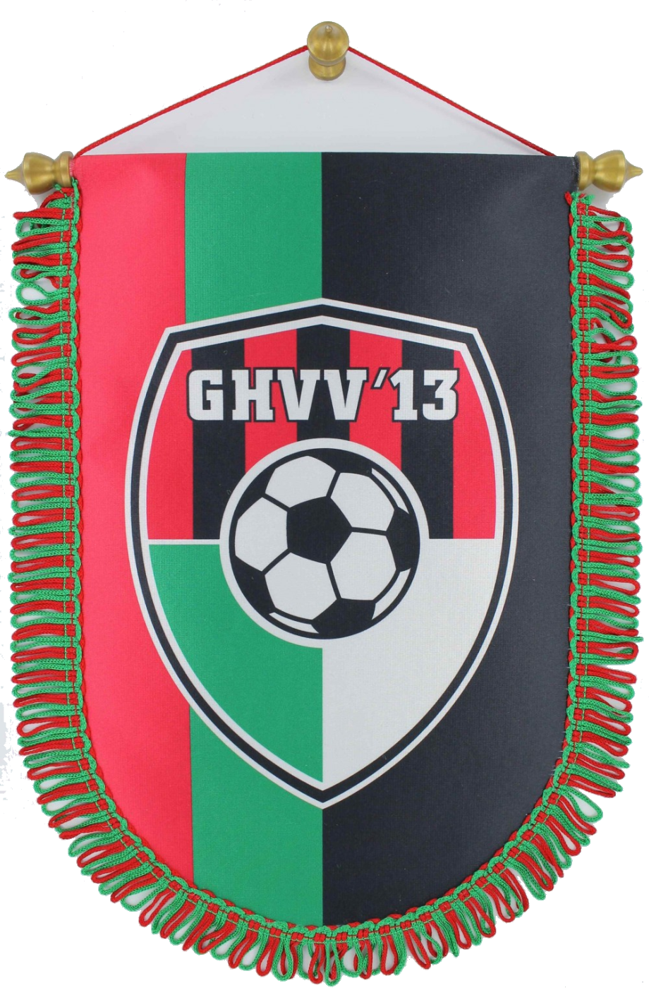 Full colour vaan van een voetbalvereniging